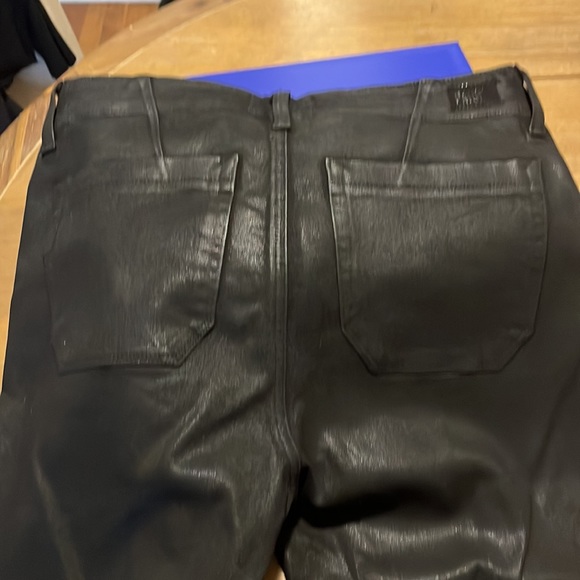 Paige coated , black denim pants - Picture 5 of 8